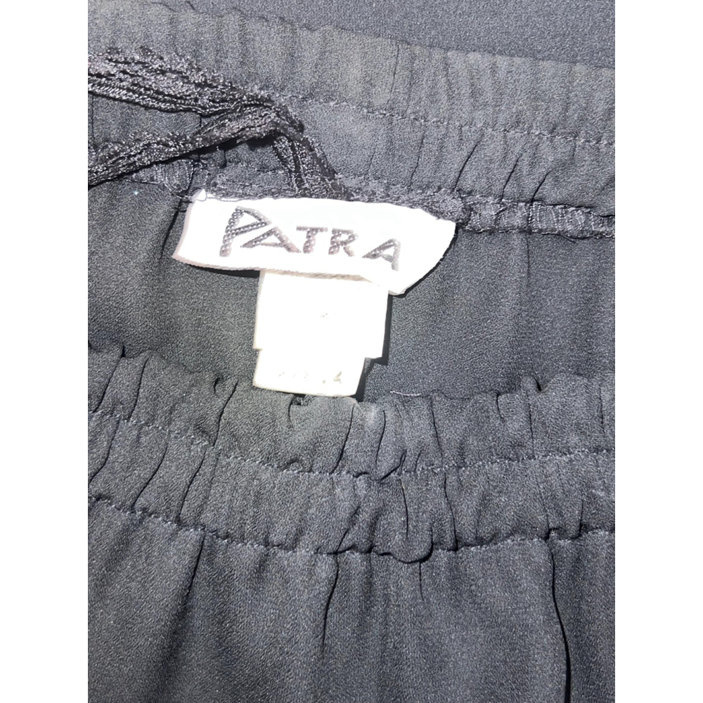 Vintage Patra Women's Blouse tank top and Culottes Set, Size 14, White Black - Picture 6 of 6
